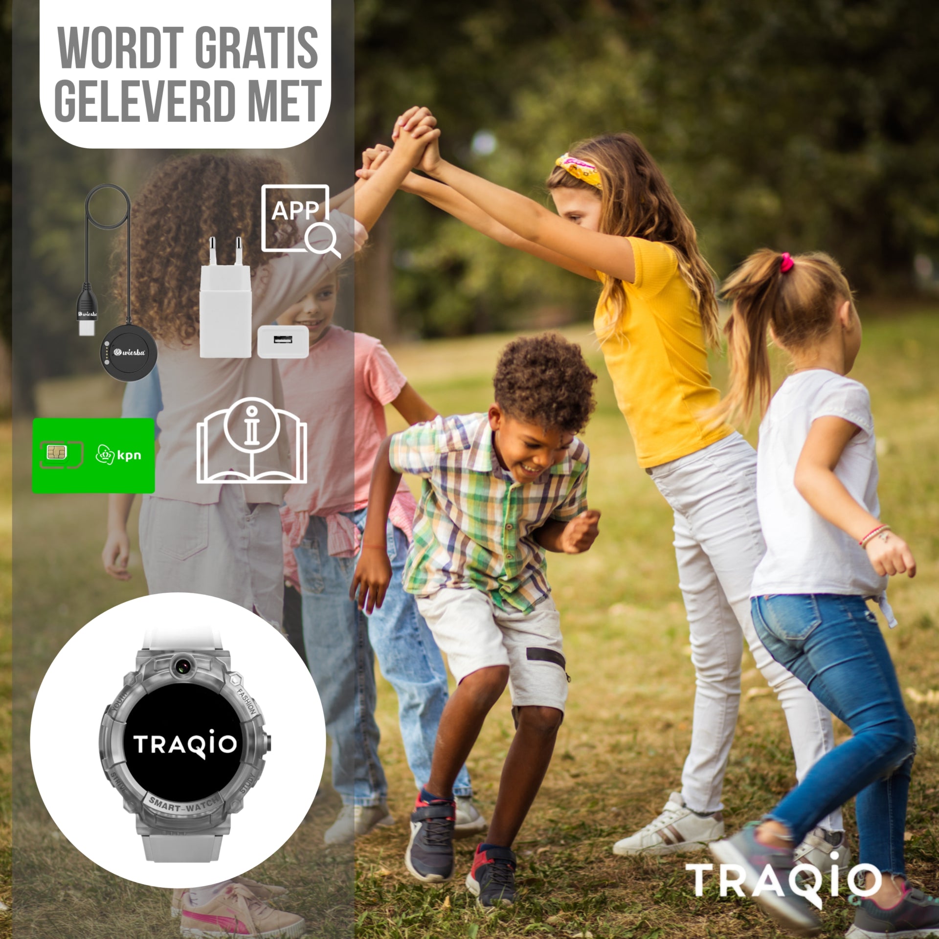 Traqio TRQ03 GPS Horloge
