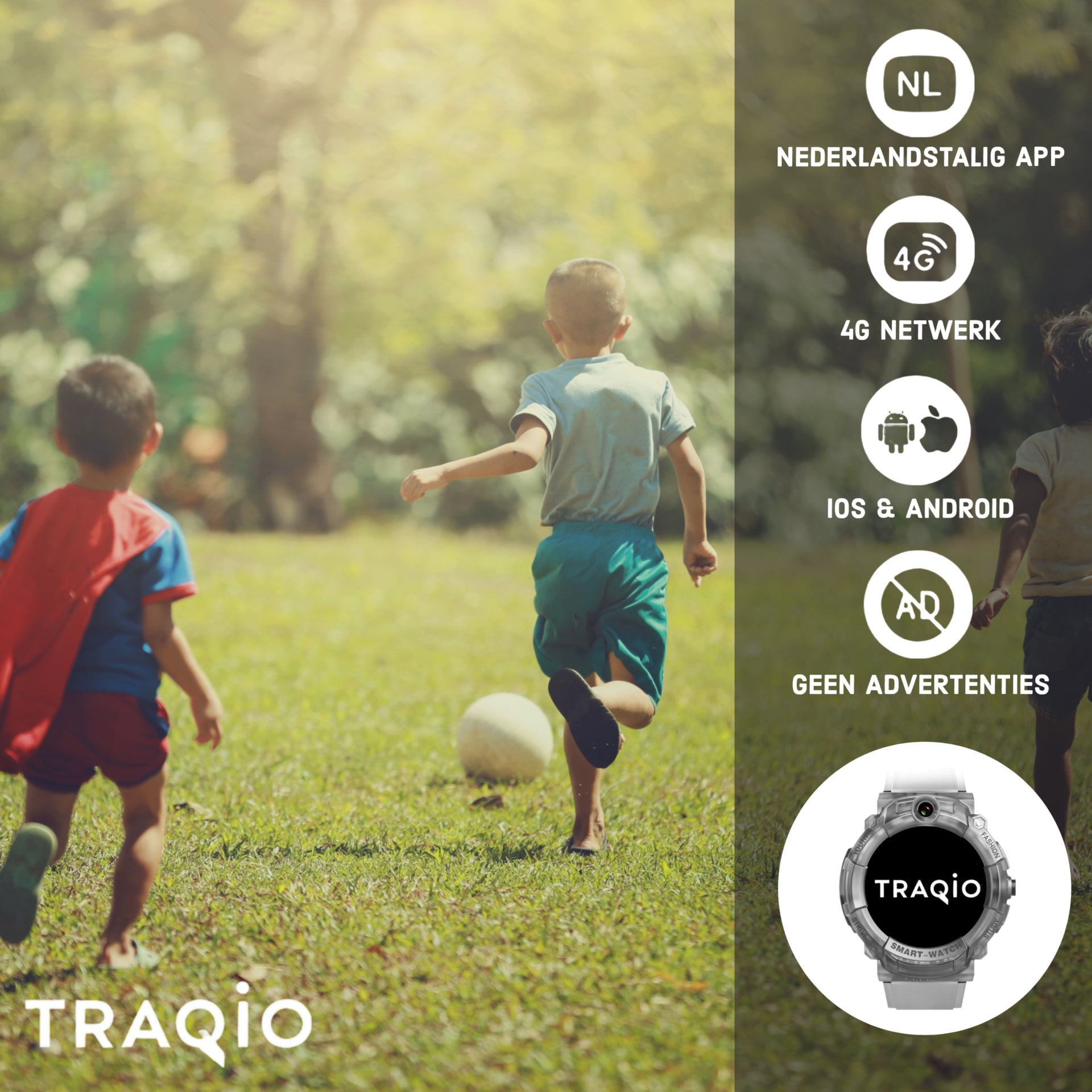 Traqio TRQ03 GPS Horloge